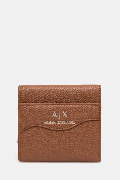 Peněženka Armani Exchange dámská, šedá barva