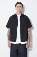 Bavlněná košile Neil Barrett Loose Double Layer Short Sleeve Shirt