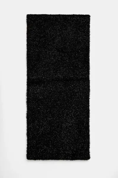 Nákrčník United Colors of Benetton černá barva, hladký, 6FYPDU01K