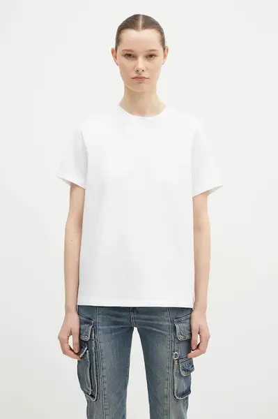 Bavlněné tričko Fiorucci I'm Your Fiorucci bílá barva, W01FPTSH101CJ01WH06