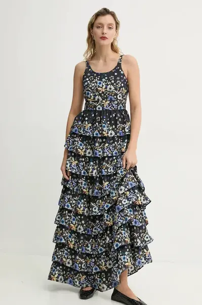 Hedvábné šaty MUNTHE FRUMA