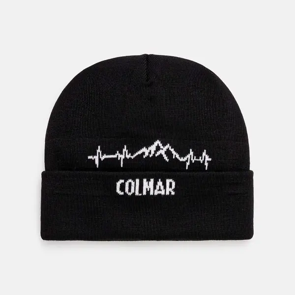 Vlněná čepice Colmar černá barva, 5088.1XD