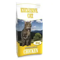Delikan EXCLUSIVE CAT Chicken 10kg Krmivo pro vnější a vnitřní kočky s kuřecím m