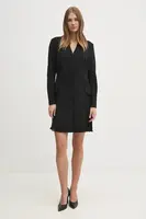 Šaty Dkny černá barva, mini, DD4K1D67