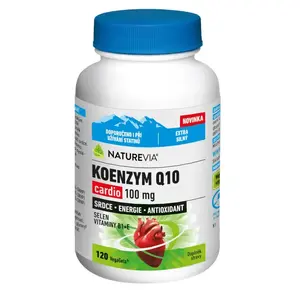NatureVia Koenzym Q10 Cardio 100 mg 120 kapslí