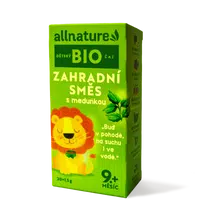Allnature BIO Zahradní směs s meduňkou dětský čaj 20x1,5 g