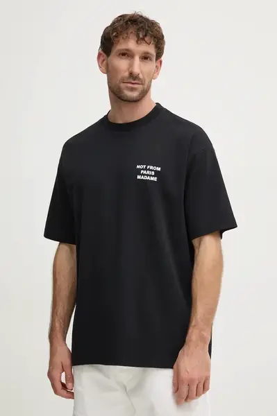 Bavlněné tričko Drôle de Monsieur Le T-Shirt Slogan