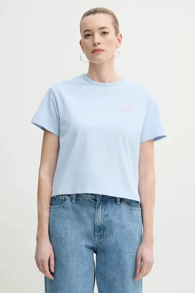 Bavlněné tričko A.P.C. t-shirt boxy petit vpc