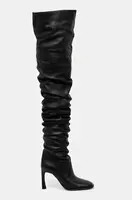 Kožené kozačky MICHAEL Michael Kors Kelsea