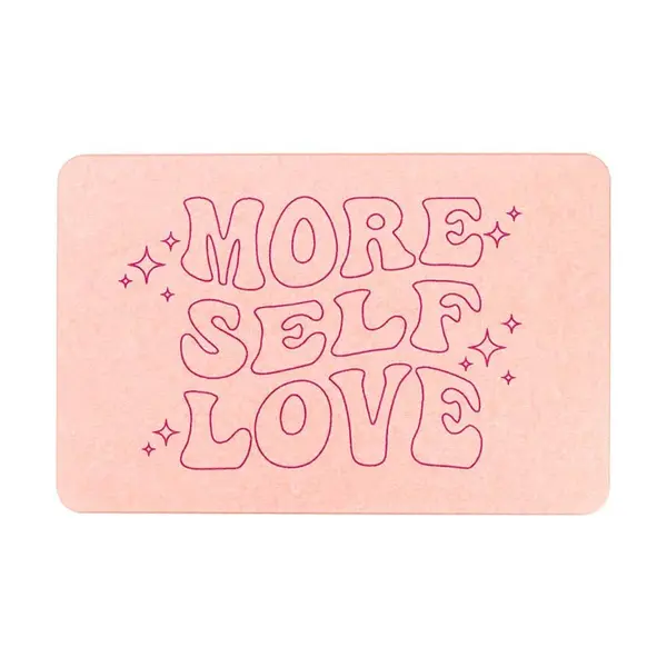 Koupelnový kobereček Artsy Doormats More Self Love