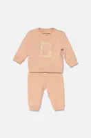 Kojenecká tepláková souprava Calvin Klein Jeans oranžová barva, IN0IN00213