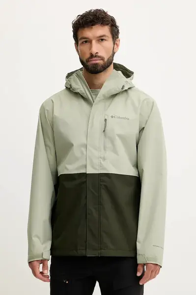 Outdoorová bunda Columbia Hikebound zelená barva, 2089341