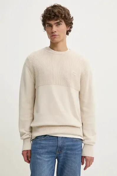 Svetr G-Star pánský, béžová barva, D25127-C868