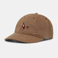 Kšiltovka Tommy Hilfiger hnědá barva, hladká, AM0AM13348