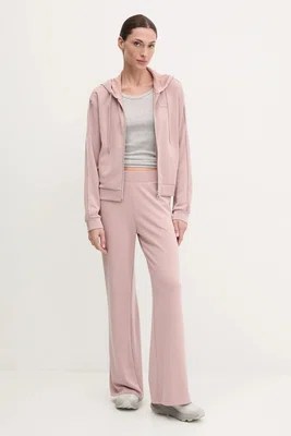 Tepláková souprava EA7 Emporio Armani růžová barva, AF12643.7W000119
