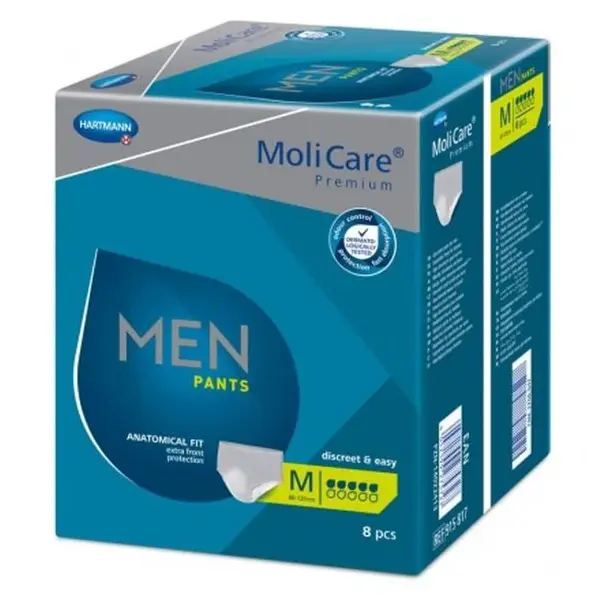 MoliCare Men Pants 5 kapek vel. M inkontinenční kalhotky 8 ks
