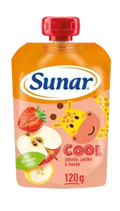 Sunar Cool ovoce Jahoda, banán, jablko kapsička 120 g