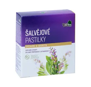 Naturprodukt Šalvějové pastilky 20 ks
