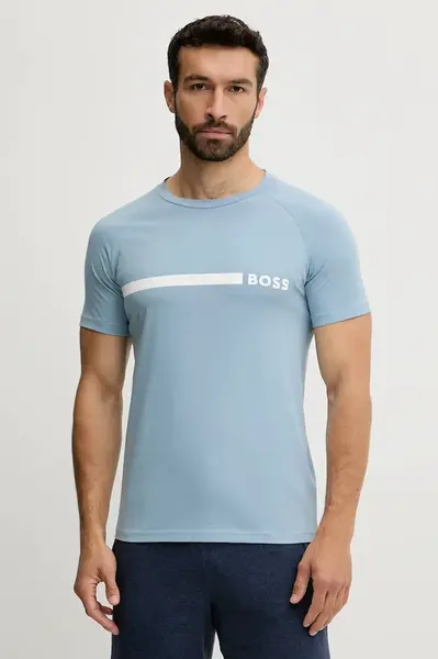Bavlněné tričko BOSS T-Shirt RN Slim Fit