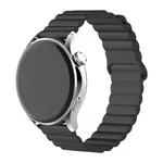 Řemínek silikonový magnetický, ALIGATOR 22mm, černá