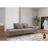 Sit & More LENOŠKA, textil, šedohnědá