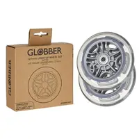 Globber Svítící kola 121mm SET (White)
