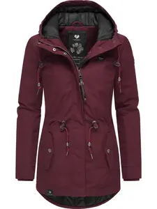 Ragwear Zimná parka 'Monadis'  červená