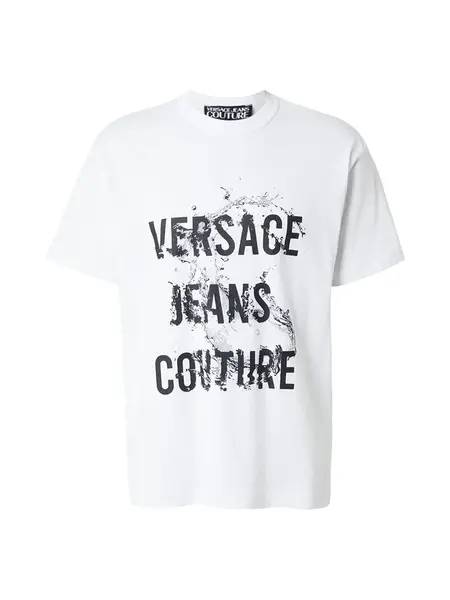 Versace Jeans Couture Tričko  čierna / biela