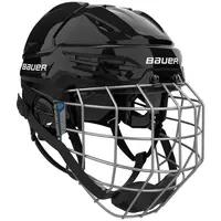 Bauer S24 RE-AKT 55 COMBO Hokejová helma, černá, velikost