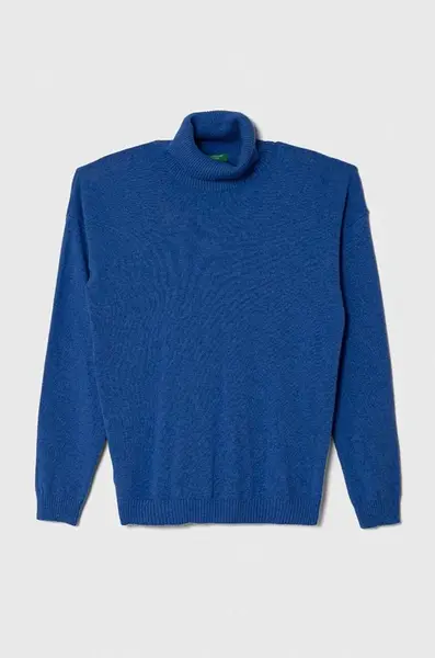 Dětský svetr s příměsí vlny United Colors of Benetton lehký