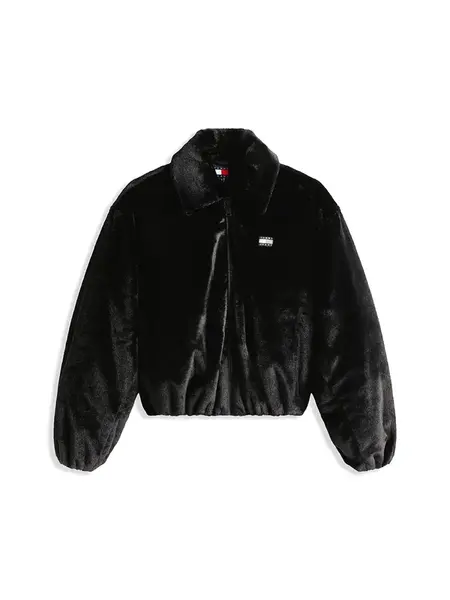Tommy Jeans Zimná bunda  čierna
