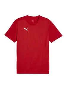 PUMA Funkčné tričko  červená / biela