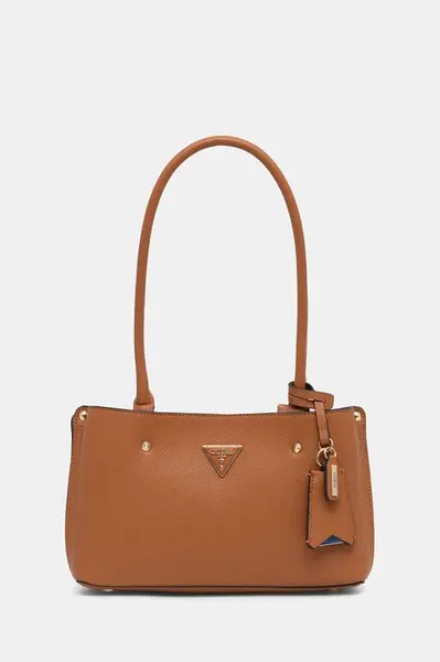 Kabelka Guess MERIDIAN hnědá barva, HWBG87 78090