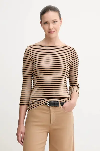 Bavlněné tričko s dlouhým rukávem United Colors of Benetton