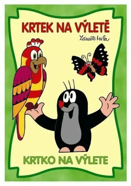 Krtek na výletě - omalovánky A5 - Zdeněk Miler