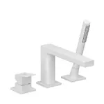 Vaňová batéria Kludi Decus so sprchovacím setom matná biela 544485375