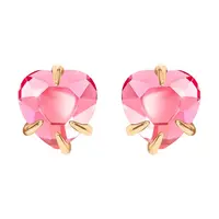 Pozlacené náušnice Lilou Amour 229/7/KOL/ROZ/KR/PO