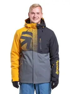 Meatfly pánská SNB & SKI bunda Shader Sunflower/Dark Grey | Žlutá | Velikost S