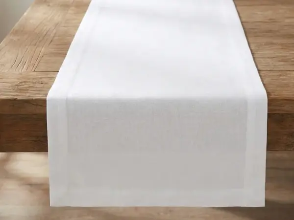 Běhoun WHITANO, bílý Rozměr: 20 x 170 cm