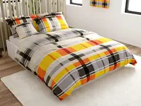 Krepové obliečky z Renforcé bavlny ORANGE KUBE farebné Rozmer obliečky: 70 x 90 cm | 140 x 200 cm