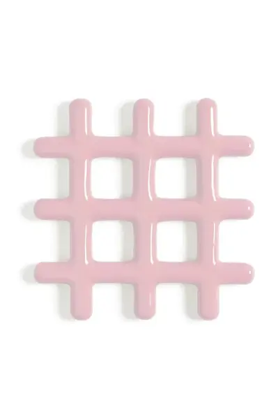 &k amsterdam  Podstavec na teplé jedlá  grid pink