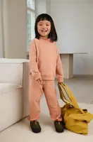 Dětská mikina Liewood oranžová barva, s potiskem