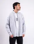 Carhartt WIP L/S Deven Shirt Deven Stripe, Black/White L