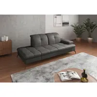 Sit & More LENOŠKA, textil, kůže, antracitová