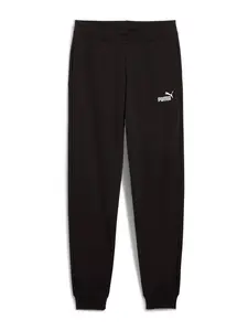 PUMA Nohavice 'ESS No. 1'  čierna / biela