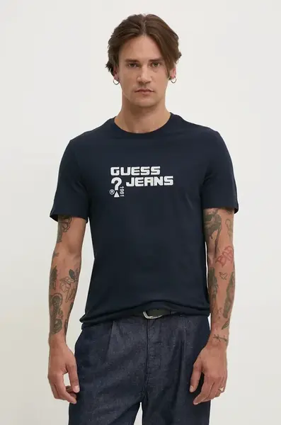 Bavlněné tričko Guess Jeans
