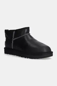 UGG Kožené sněhule UGG Classic Ultra Mini Lthr Regen