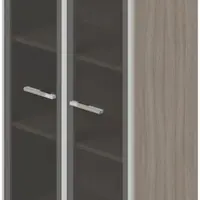 LENZA Skříň WELS dveře - sklo, 79,8x42,5x196,5 cm