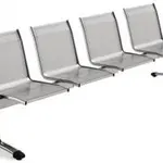 Lavice, multisedák OMP Star, RAL9006 šedá - 4 místná