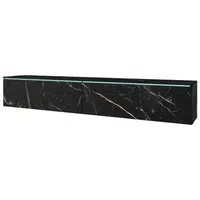 P & B NÍZKÁ KOMODA, barvy grafitu, 180/30/33 cm